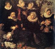 Frans Hals Portrait of an unknown family oil painting artist